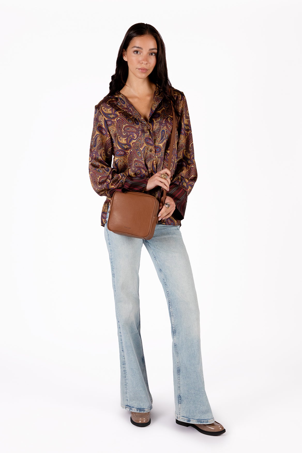 ROSE Vegan Crossbody Bag – Forum | Color: Fennel - variant::fennel