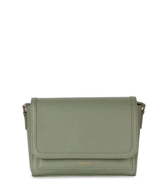SUNNY Vegan Shoulder Bag – Grain | Color: Olivine - variant::olivine