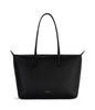 ABBI Vegan Tote Bag - Grain | Color: Black - variant::black