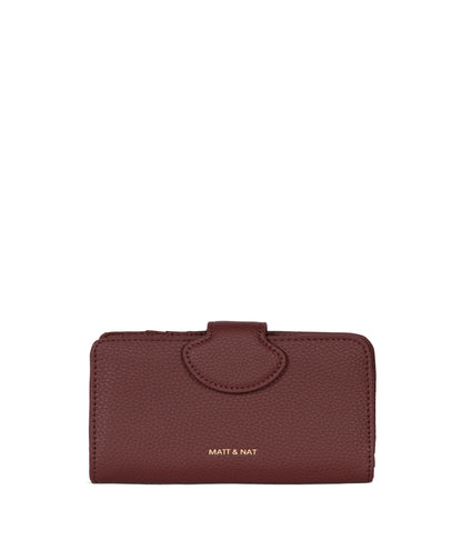 FLOAT Vegan Wallet - Grain | Color: Cherry - variant::cherry