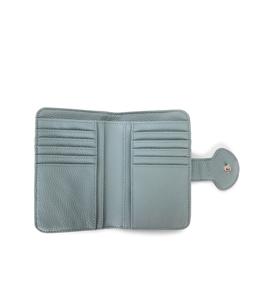 FLOATSM Small Vegan Wallet - Grain | Color: Aquamarine- variant::aquamarine