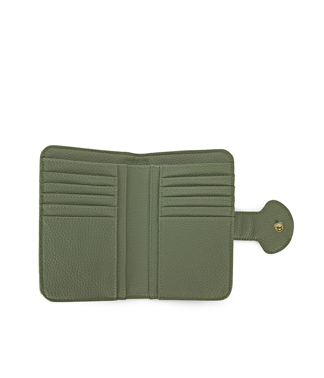 FLOATSM Small Vegan Wallet - Grain | Color: Olivine- variant::olivine