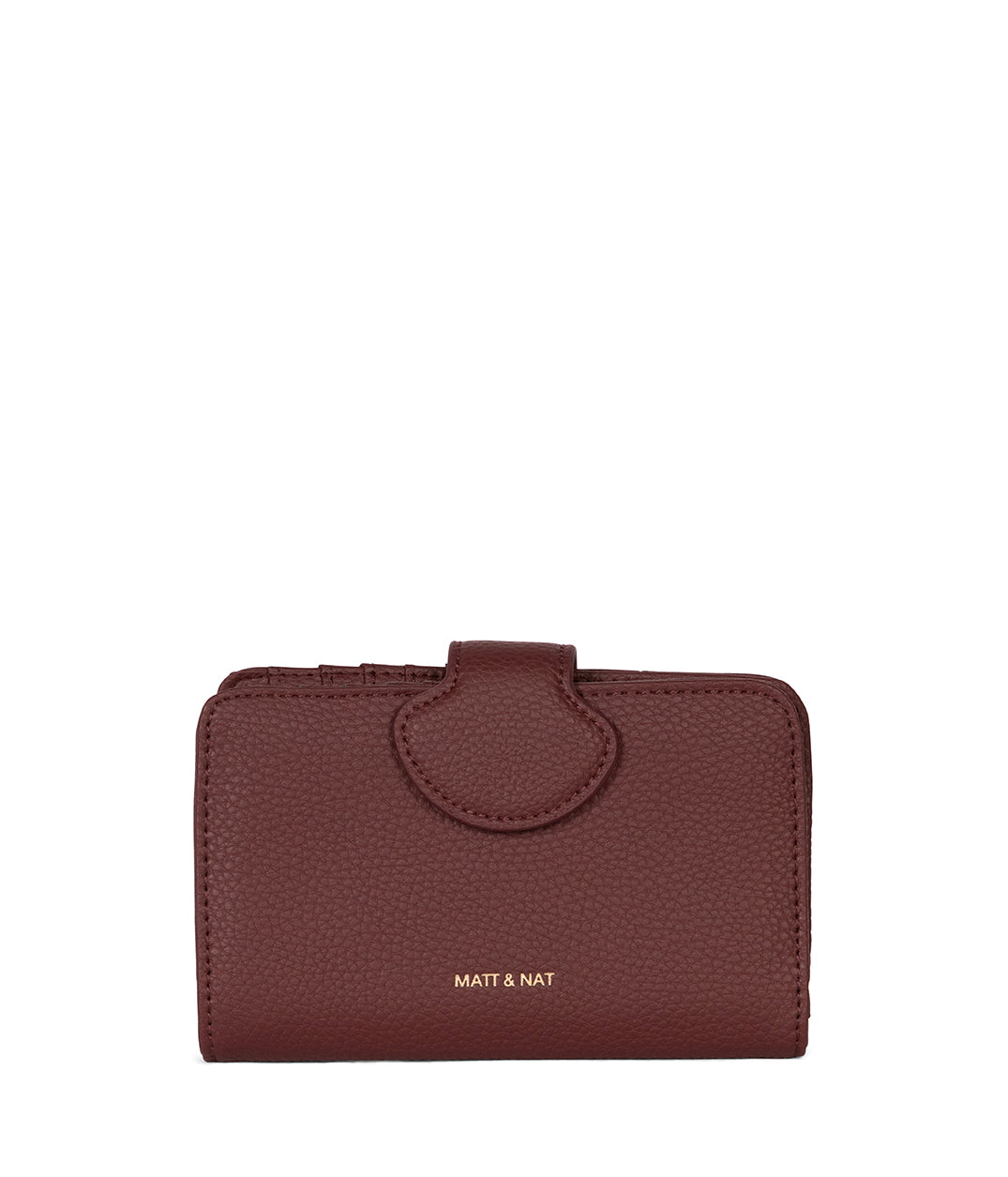 FLOATSM Small Vegan Wallet - Grain | Color: Cherry- variant::cherry