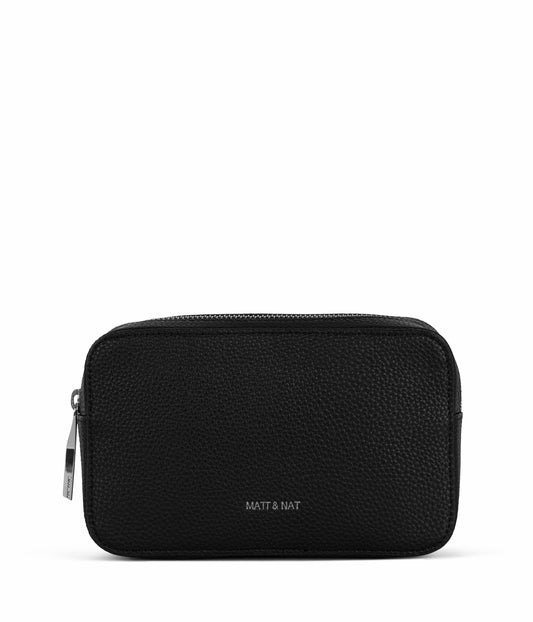 LARRA Vegan Belt Bag – Grain | Color: Black - variant::black