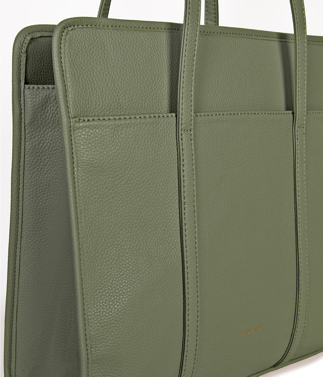 LUSIK Vegan Tote Bag – Grain | Color: Olivine - variant::olivine