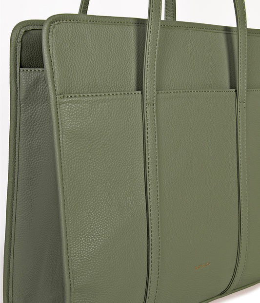 LUSIK Vegan Tote Bag – Grain | Color: Olivine - variant::olivine