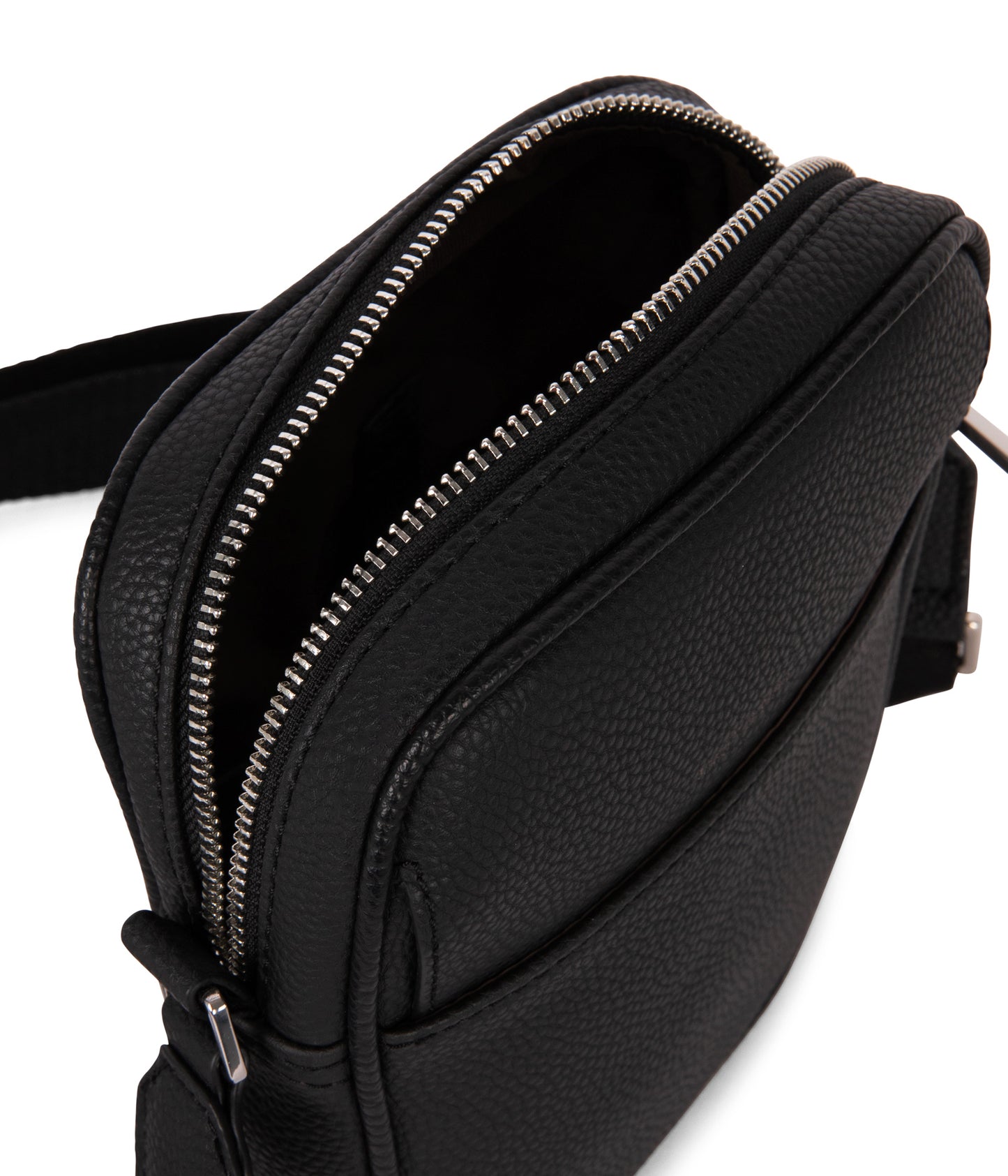 MAREO Vegan Crossbody Bag – Grain | Color: Black - variant::black