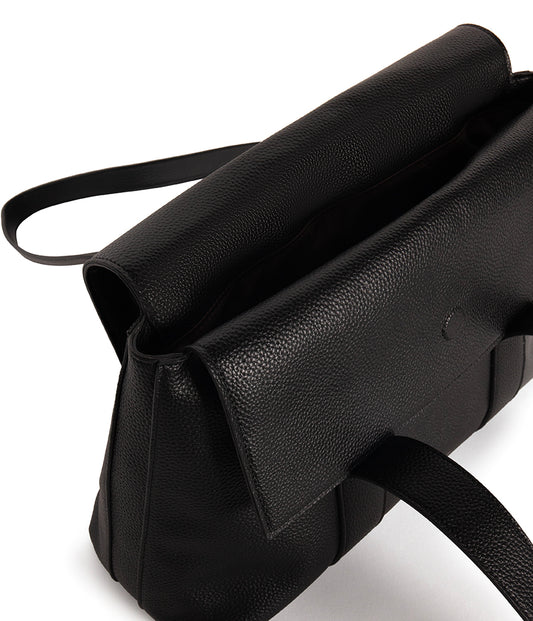 MOLLY Vegan Tote Bag – Grain | Color: Black - variant::black