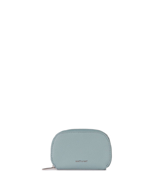 NADYA Vegan Card Holder – Grain | Color: Aquamarine - variant::aquamarine