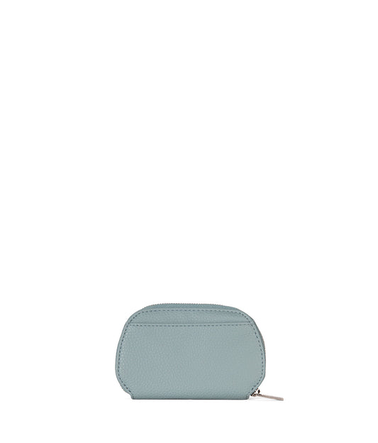 NADYA Vegan Card Holder – Grain | Color: Aquamarine - variant::aquamarine