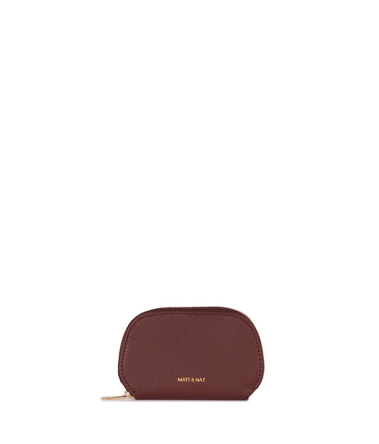NADYA Vegan Card Holder – Grain | Color: Cherry - variant::cherry