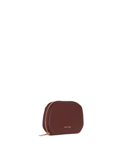 NADYA Vegan Card Holder – Grain | Color: Cherry - variant::cherry