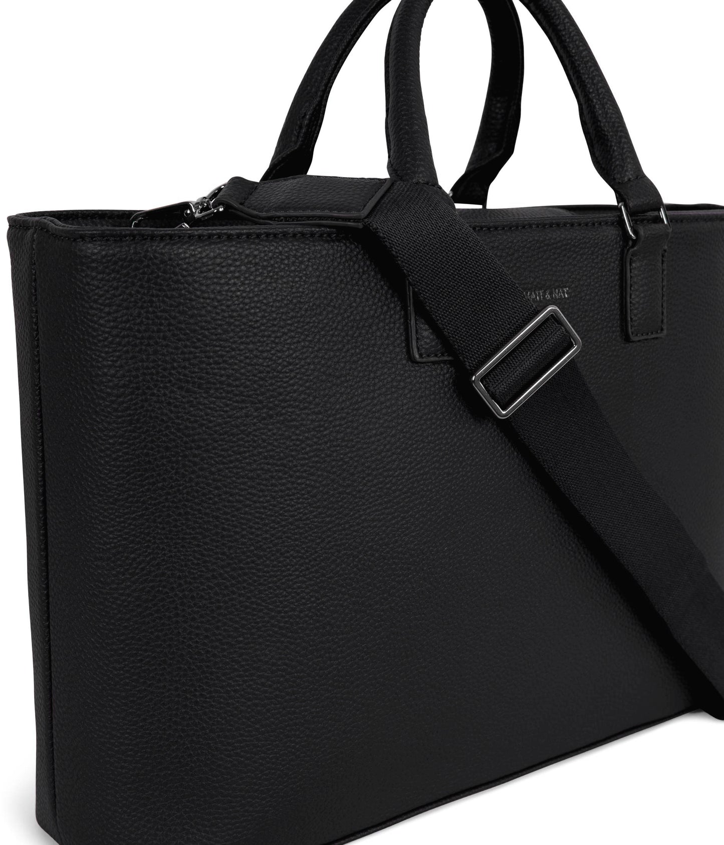 SEVYN Vegan Satchel - Purity | Color: Black - variant::black