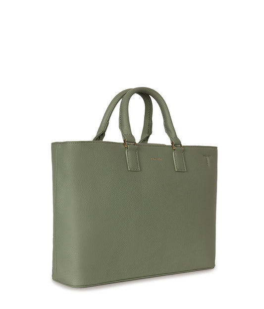 SEVYN Vegan Satchel - Purity | Color: Olivine - variant::olivine