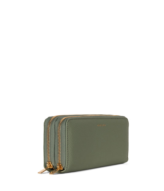 SUBLIME Vegan Wallet - Grain | Color: Olivine - variant::olivine