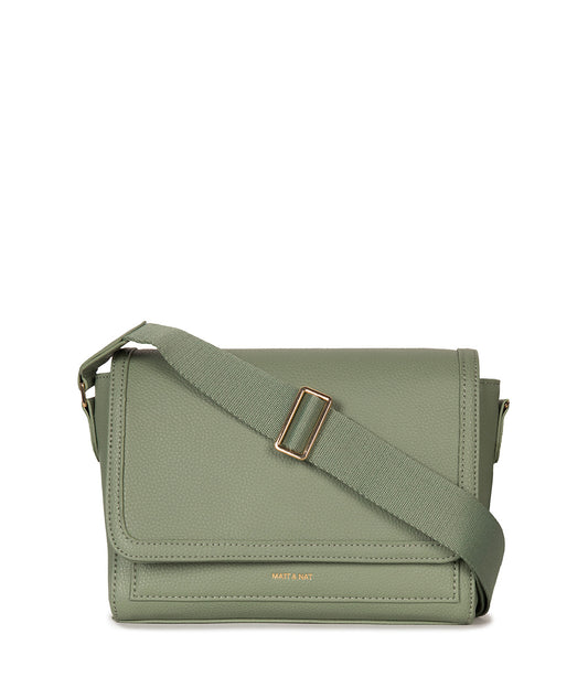 SUNNY Vegan Shoulder Bag – Grain | Color: Olivine - variant::olivine