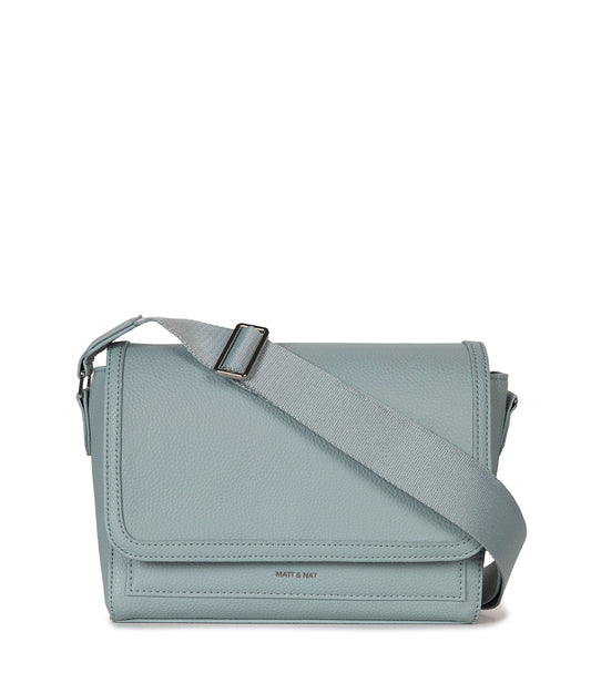 SUNNY Vegan Shoulder Bag – Grain | Color: Aquamarine - variant::aquamarine
