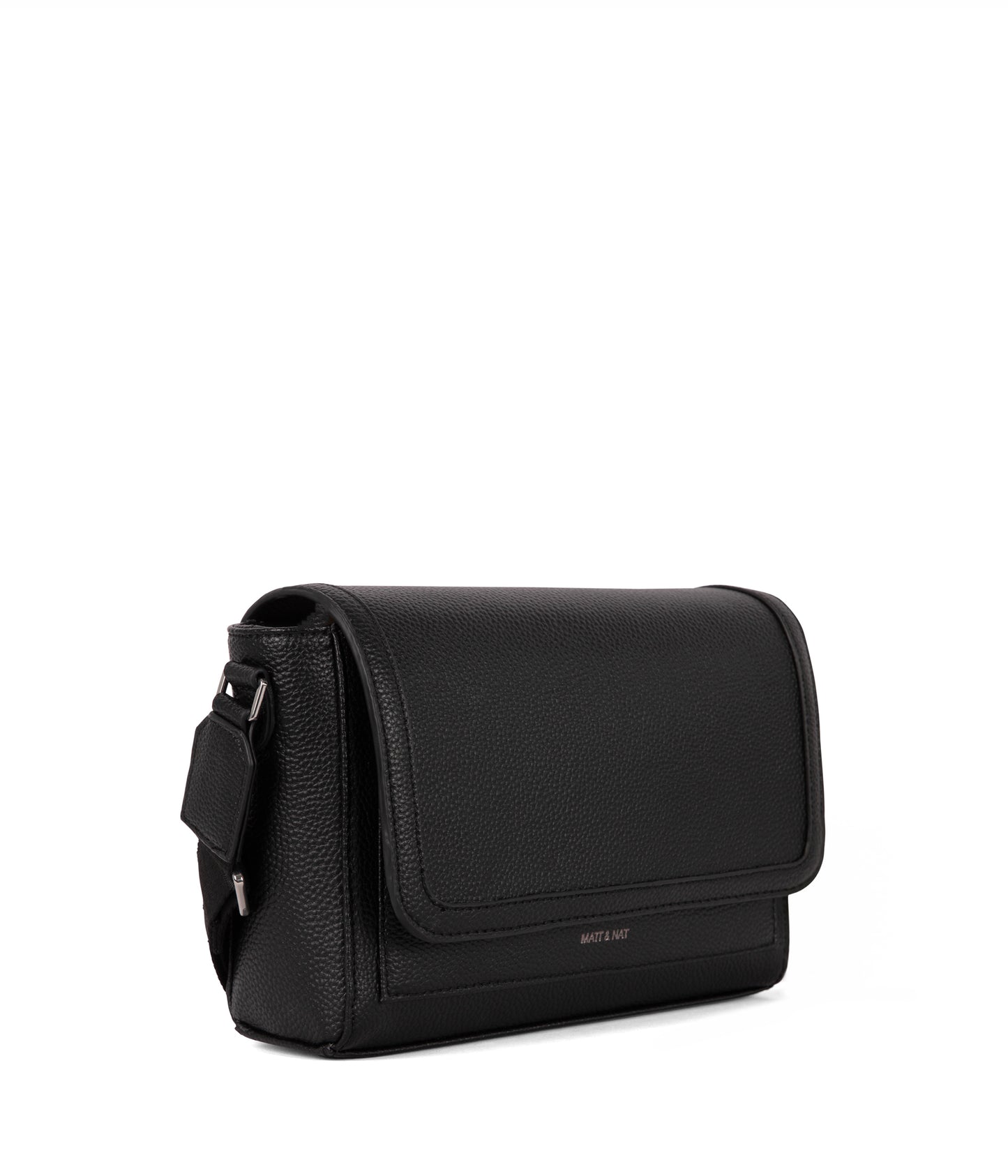 SUNNY Vegan Shoulder Bag – Grain | Color: Black - variant::black