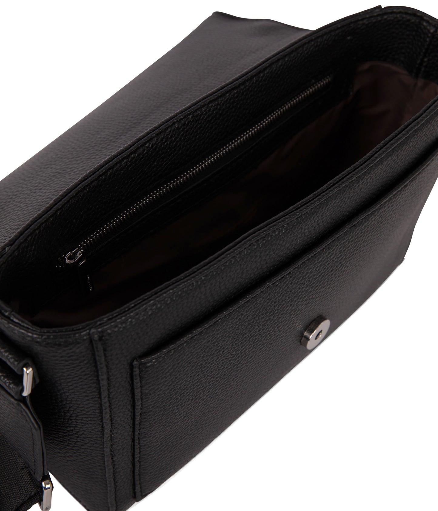 SUNNY Vegan Shoulder Bag – Grain | Color: Black - variant::black