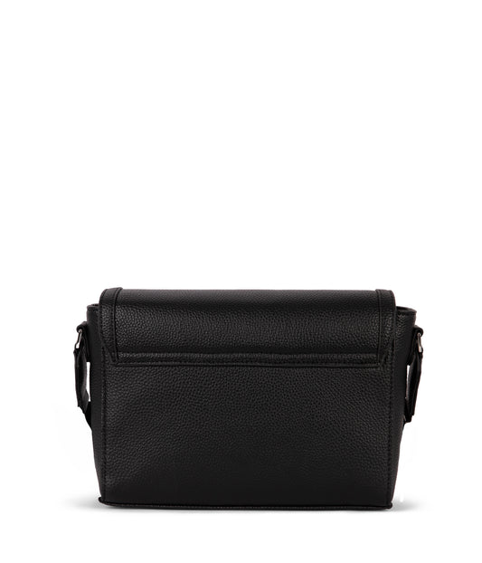 SUNNY Vegan Shoulder Bag – Grain | Color: Black - variant::black
