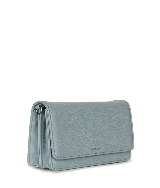 BEE Vegan Crossbody Bag - Grain | Color: Aquamarine - variant::aquamarine