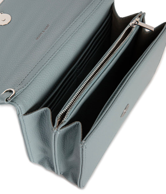 BEE Vegan Crossbody Bag - Grain | Color: Aquamarine - variant::aquamarine