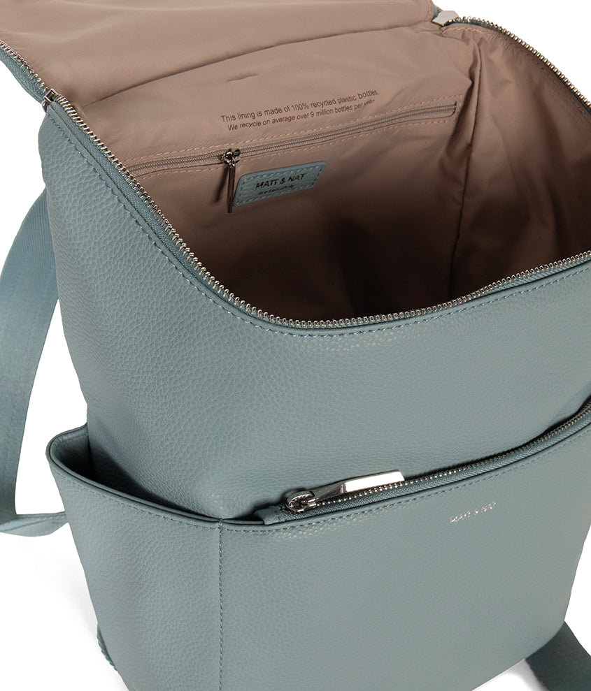 BRAVE Vegan Backpack - Grain | Color: Aquamarine - variant::aquamarine