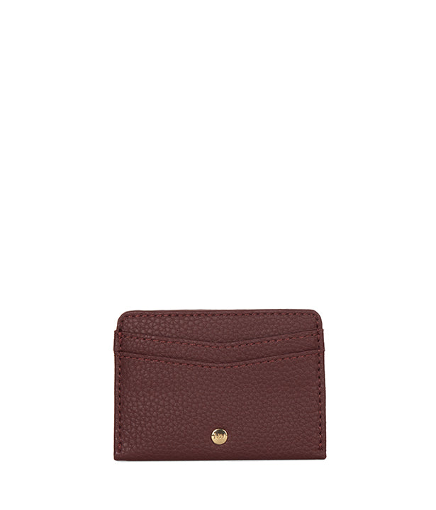 JUNYA Vegan Card Holder - Grain | Color: Cherry - variant::cherry