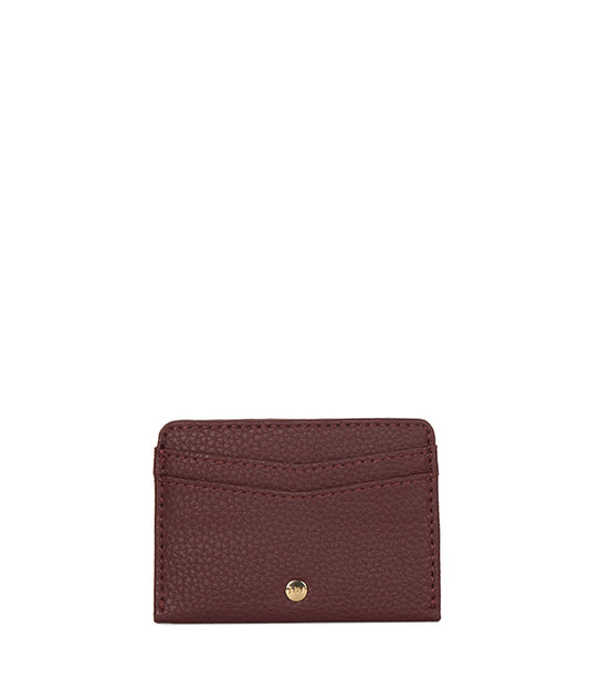 JUNYA Vegan Card Holder - Grain | Color: Cherry - variant::cherry