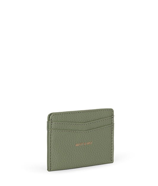 JUNYA Vegan Card Holder - Grain | Color: Olivine - variant::olivine