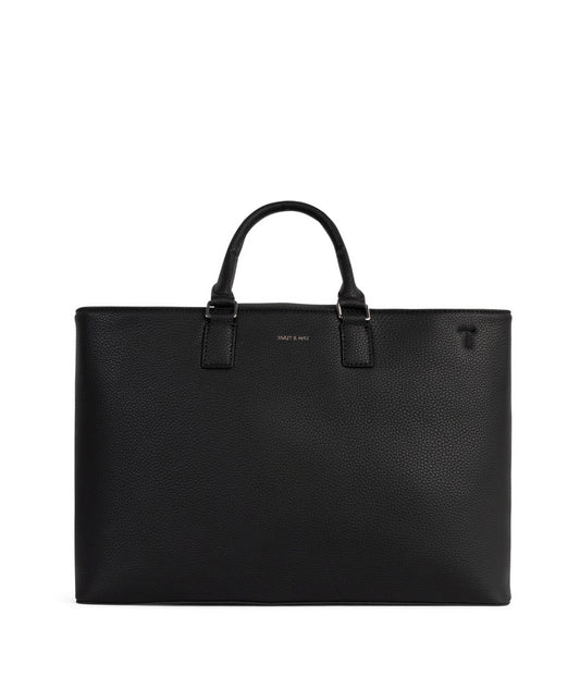 SEVYN Vegan Satchel - Purity | Color: Black - variant::black
