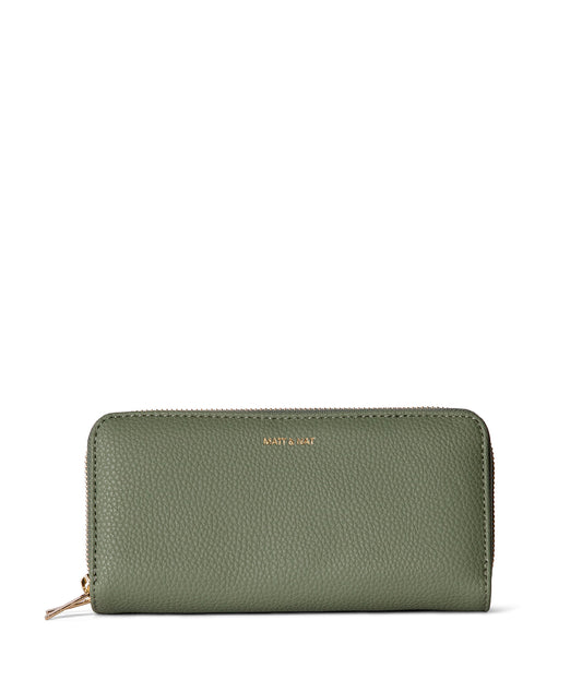 SUBLIME Vegan Wallet - Grain | Color: Olivine - variant::olivine