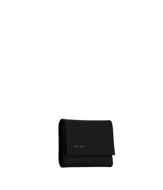 ARTIN Vegan Wallet - Grain | Color: Black - variant::black