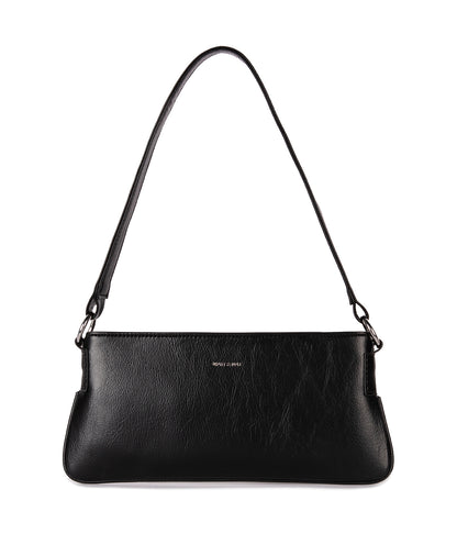 YVONNE Vegan Shoulder Bag - Theme | Color: Black - variant::black