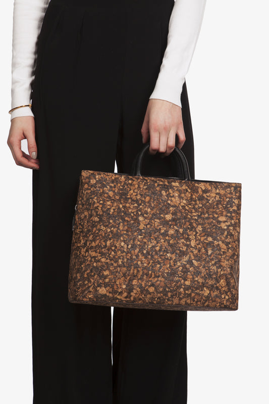 KINTLA Vegan Satchel - Cork | Color: Brown - variant::cork