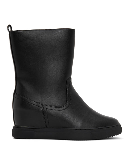 LAUREEN Women's Faux Fur Boots | Color: Black - variant::black