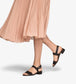 JOJO Vegan Block Heel Sandals | Color: White - variant::white