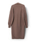 NESS Knee-Length Cardigan | Color: Brown - variant::taupe