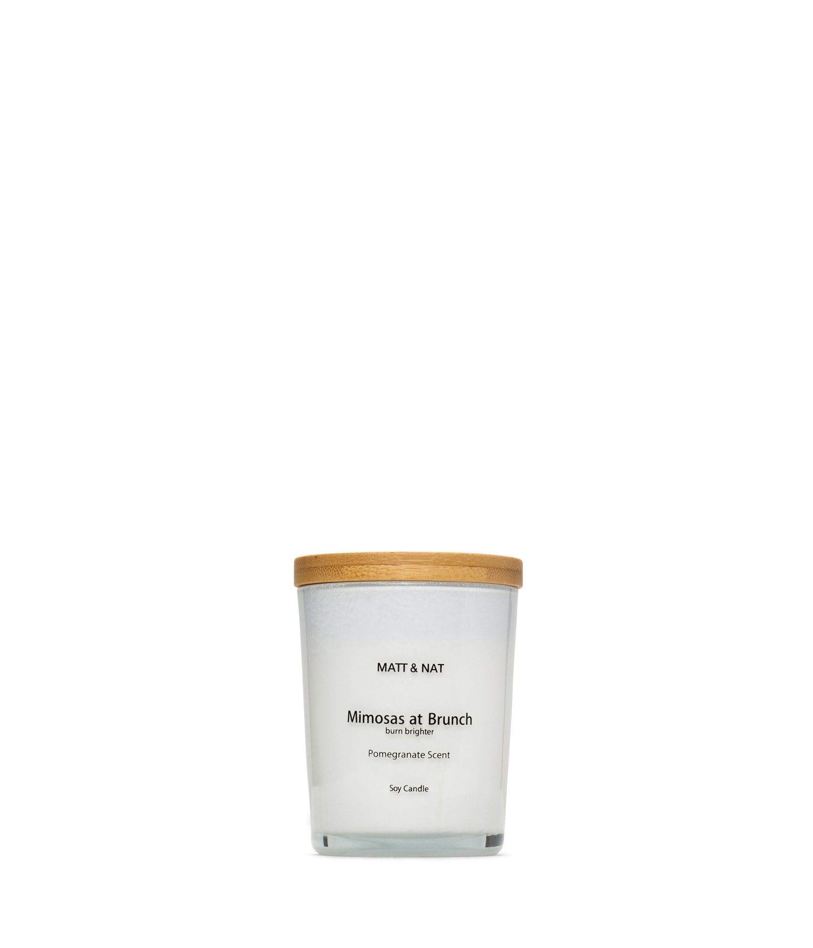 Mimosas At Brunch Mini Soy Candle | Color: White - variant::white